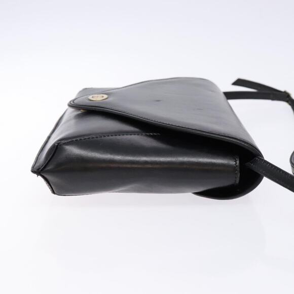 GUCCI Shoulder Bag Leather Black Gold - Picture 4 of 13